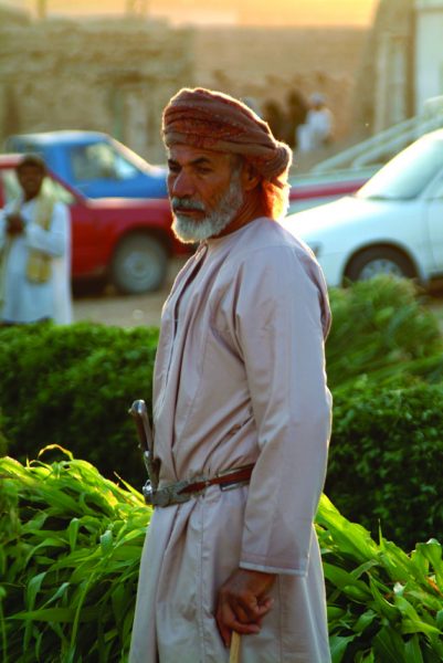 Omani man on souq