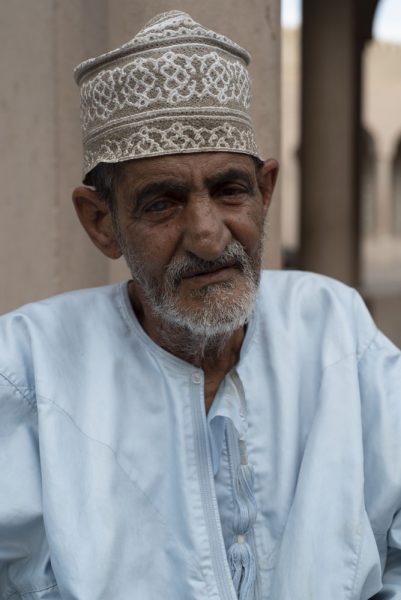 Elderly Omani man
